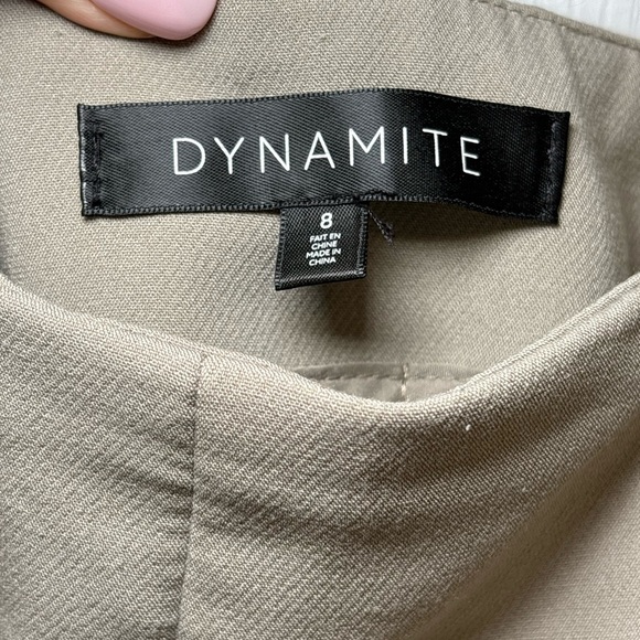 Dynamite - Office Wear Business Casual Khaki/Grey Women's Chinos Pants in Size 8 - Picture 6 of 6